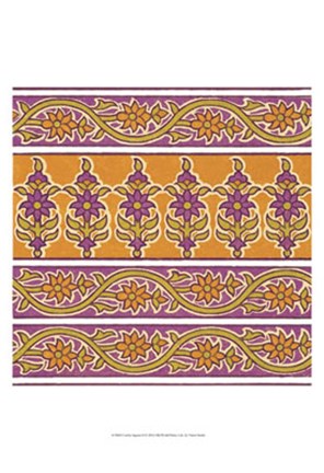 Framed Ceylon Squares II Print