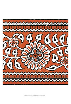 Framed Ceylon Squares V Print