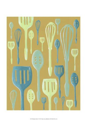 Framed Spring Cutlery I Print