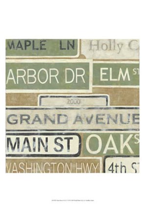 Framed Main Street USA I Print