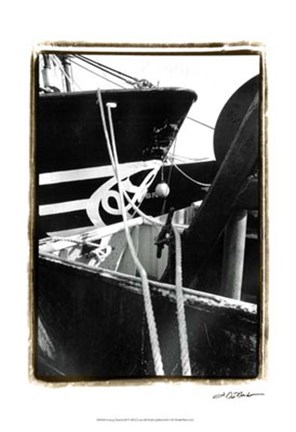 Framed Fishing Trawler III Print