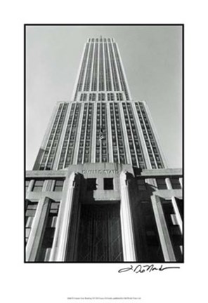 Framed Empire State Building I Print