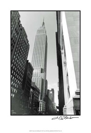 Framed Empire State Building II Print