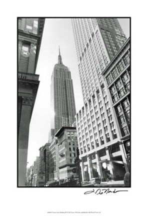 Framed Empire State Building III Print