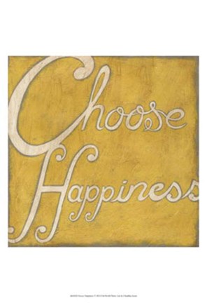 Framed Choose Happiness Print