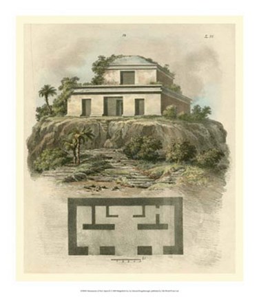 Framed Monuments of New Spain II Print