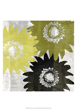 Framed Bloomer Squares I Print