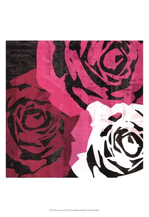 Framed Bloomer Squares VI Print