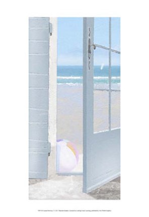 Framed Coastal Doorway I Print