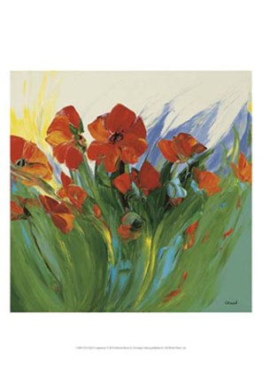Framed Coquelicots Print