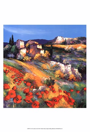 Framed Lumiere du soir Print