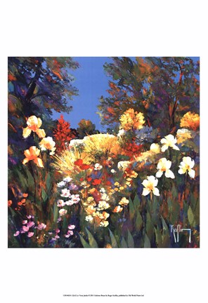 Framed Le vieux jardin Print