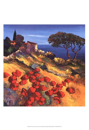 Framed Soleil couchant Print