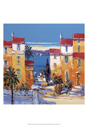 Framed Villefranche Print