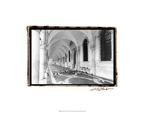 Framed Archways of Venice I Print