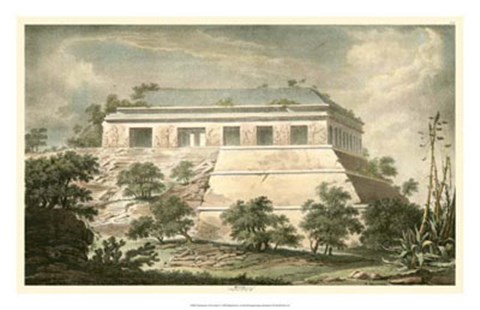 Framed Monuments of New Spain I Print