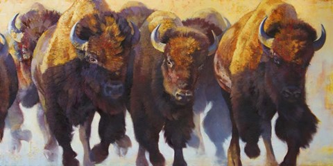 Framed Wall of Thunder Print