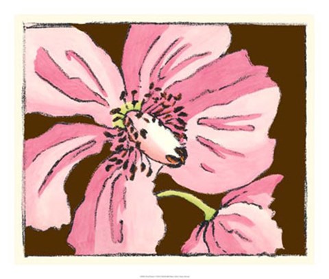 Framed Petal Poetry V Print