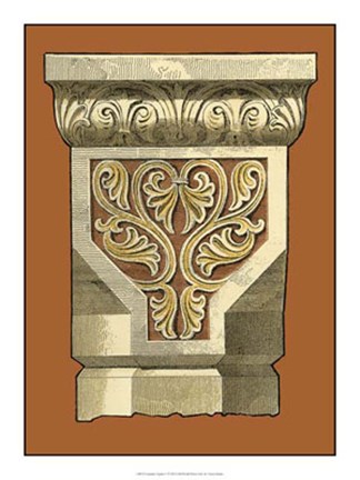 Framed Graphic Capital V Print