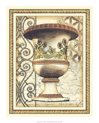 Framed Gardens of Versailles I Print