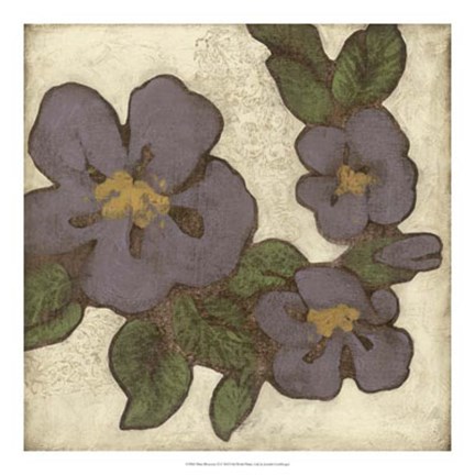 Framed Plum Blossoms II Print