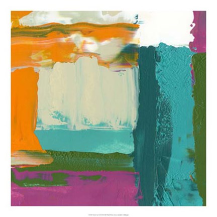 Framed Neon City II Print