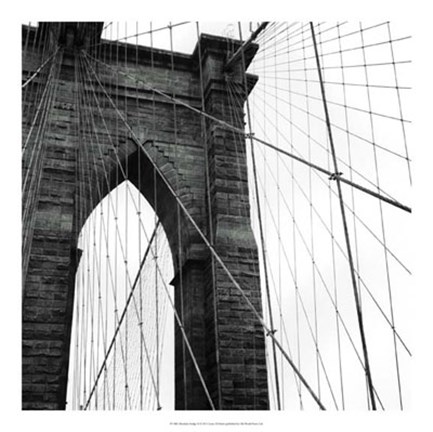 Framed Brooklyn Bridge II Print