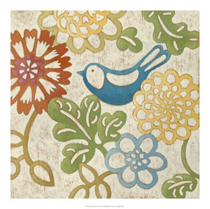 Framed Summer Song II Print