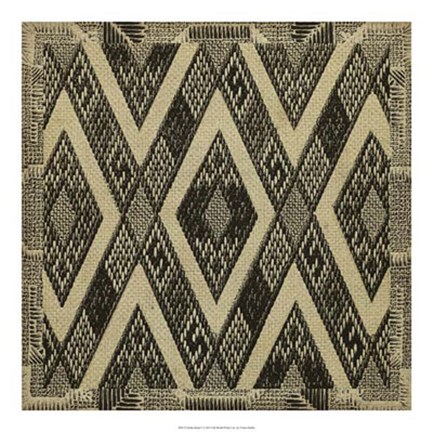 Framed Kuba Detail I Print