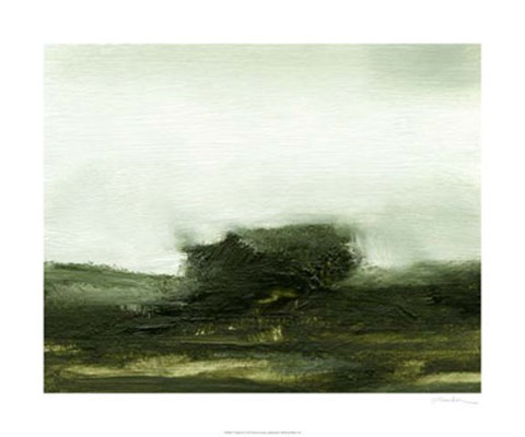 Framed Verdant II Print