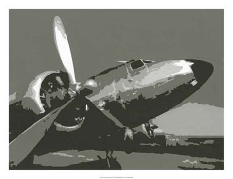 Framed Classic Aviation I Print