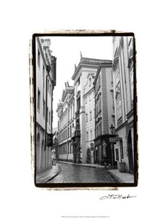 Framed Streets of Prague II Print