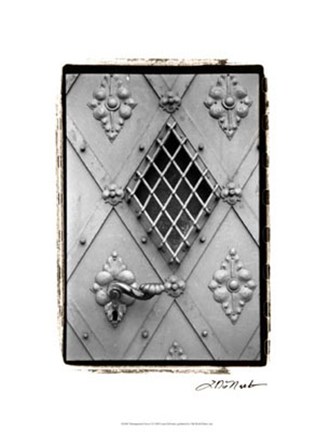 Framed Distinguished Doors I Print