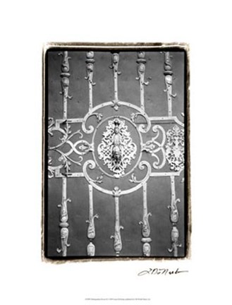 Framed Distinguished Doors II Print