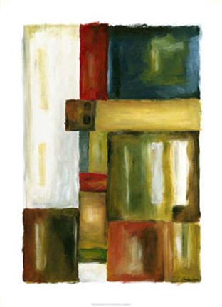 Framed Mirrored Reflections (A) V Print