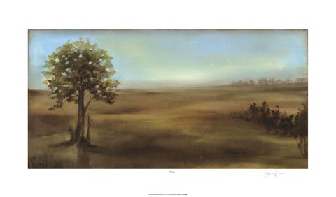Framed Panoramic Field II Print
