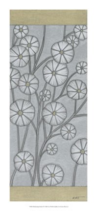 Framed Shimmering Daisies II Print