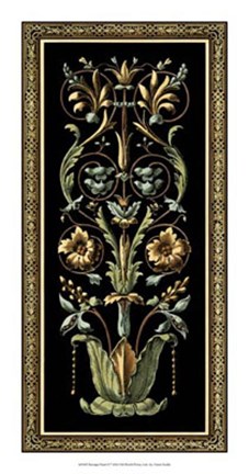 Framed Baroque Panel II Print