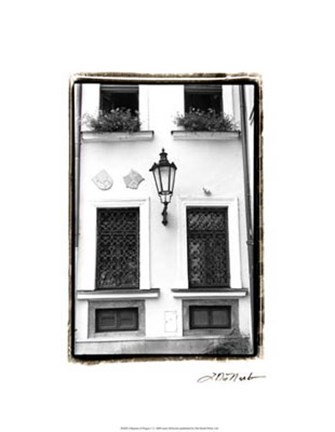 Framed Glimpses of Prague V Print
