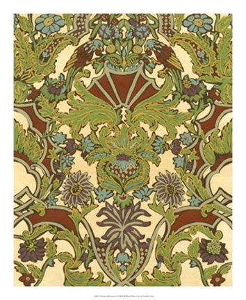 Framed Antique Adornment I Print