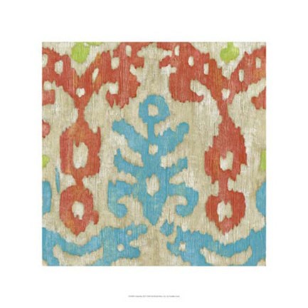 Framed Island Ikat III Print