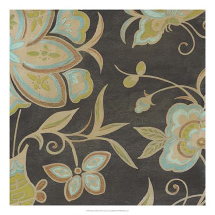 Framed Heirloom Floral II Print