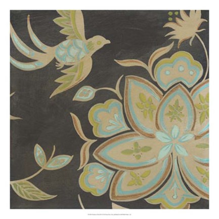 Framed Heirloom Floral III Print