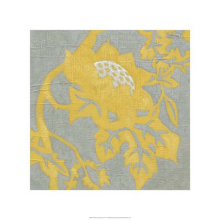 Framed Buttercup Botanical I Print