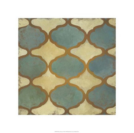 Framed Rustic Symmetry I Print