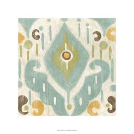 Framed Serene Ikat II Print