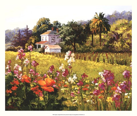 Framed Symphony of Spring Print