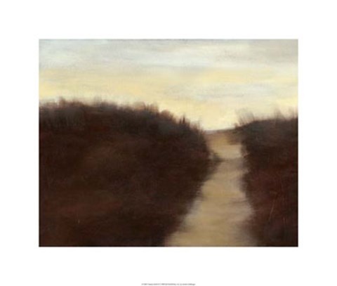 Framed Sunrise Stroll III Print