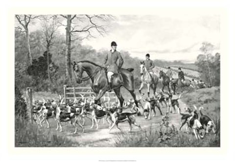 Framed Going to Covert Print