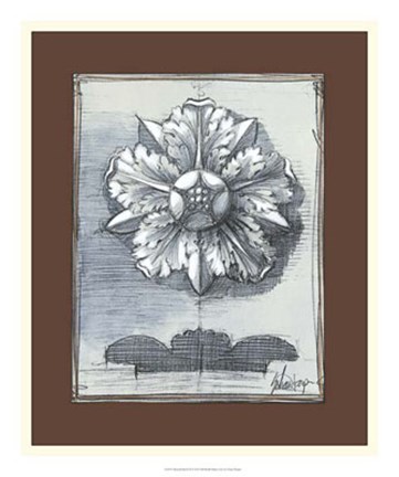 Framed Classical Sketch II Print